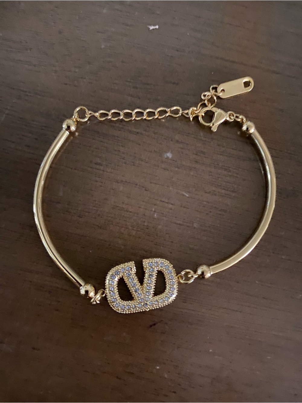 Gold color, Crystal Accent Women's Bracelet
